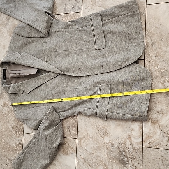 HUGO BOSS HEATHER GRAY LIGHTWEIGHT MENS BLAZER EUC SIZE 40R - Picture 13 of 16